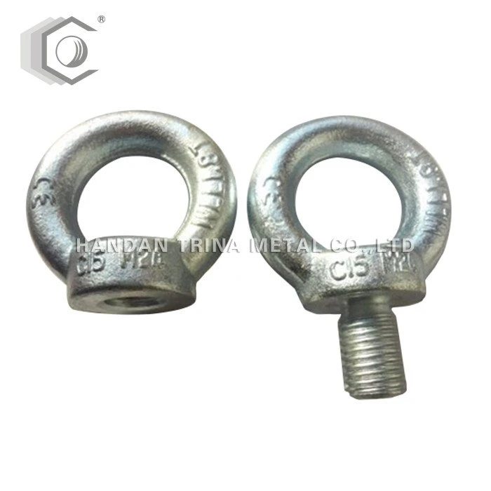 Chiusura ad anello di sollevamento con bullone a occhiello DIN580